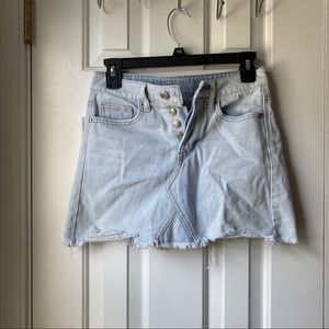 american eagle denim skirt